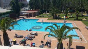 Estartit Hotel PanoramaBlick auf den Pool